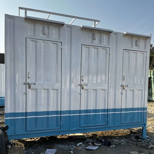 portable toilet cabin.