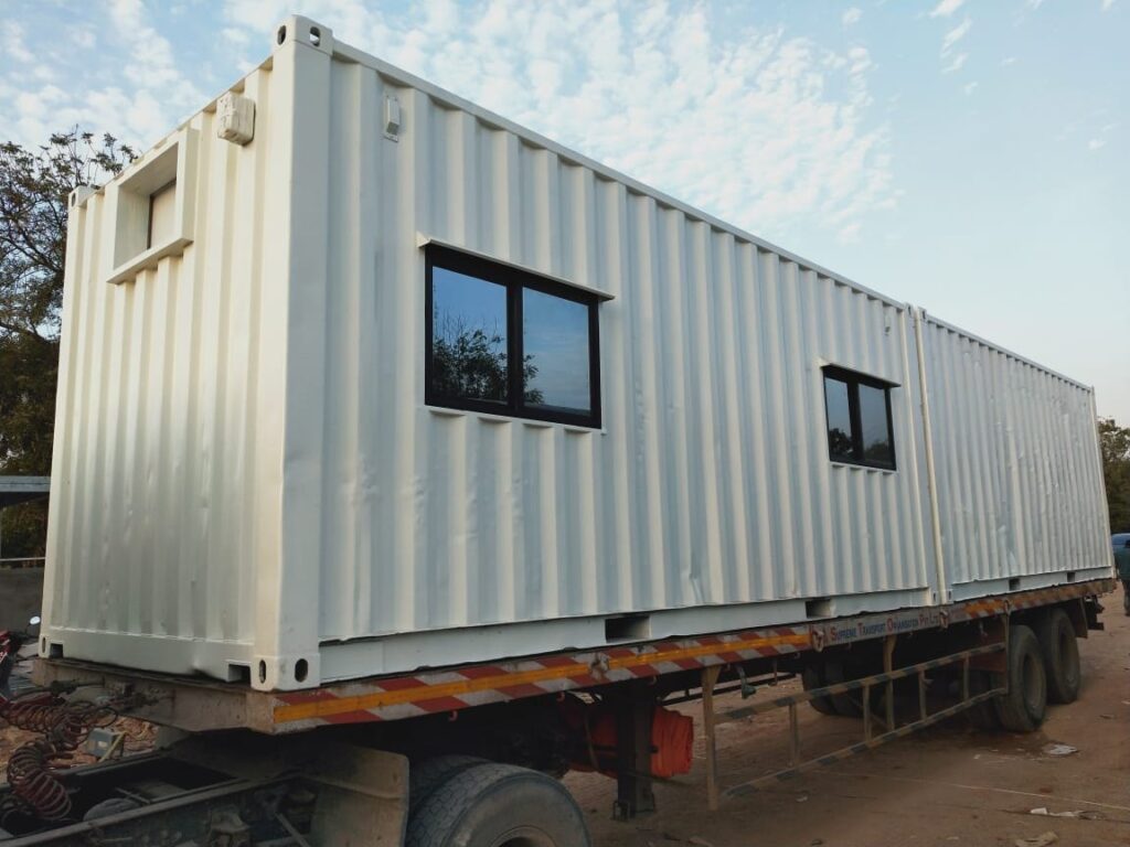 steel portable office cabin
